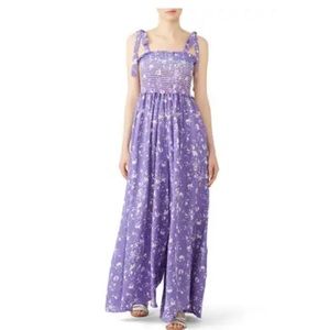 Free People purple jumpsuit